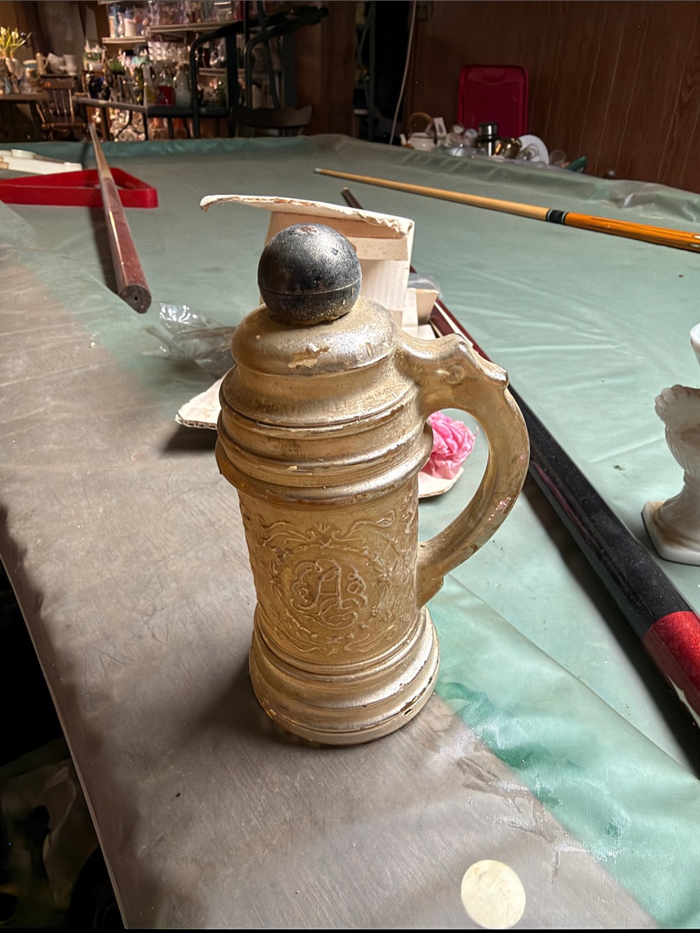 Vintage metal steins